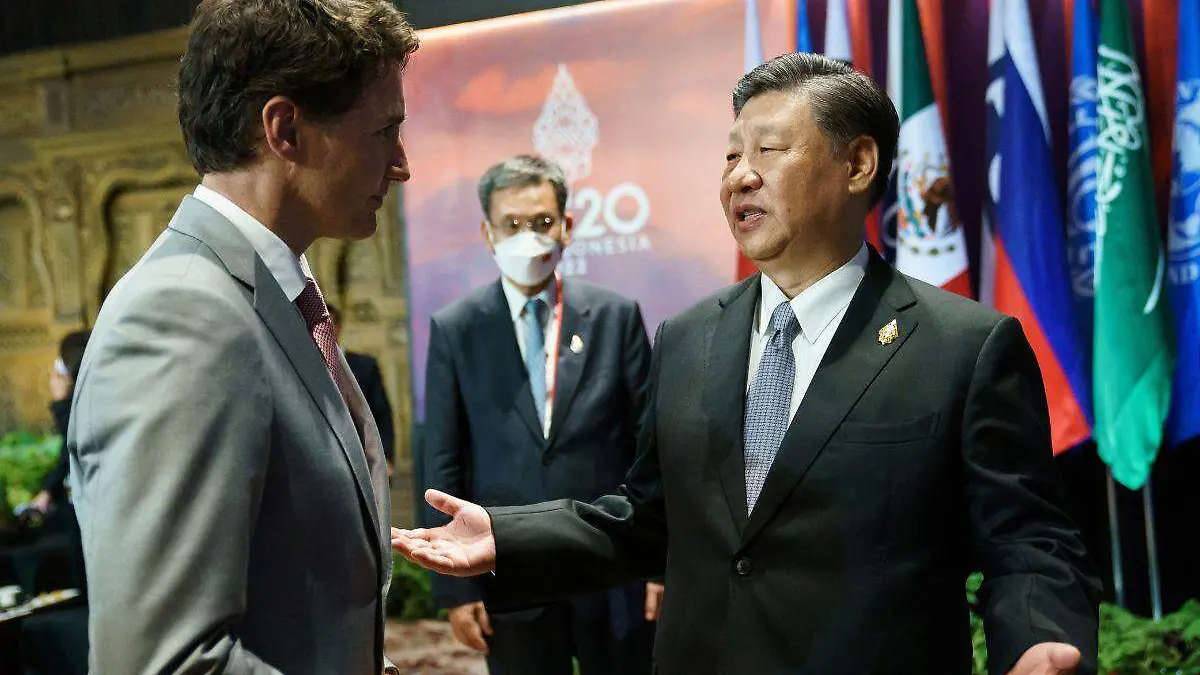 Xi Jinping encara a Justin Trudeau por filtrar los temas de una reunión